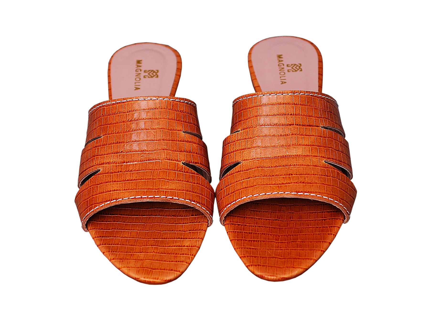 Flat Leather Slide